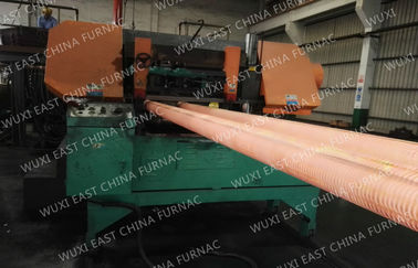 Putaran Billet Red Copper Semi Continuous Casting Equipment Dengan 600KW Smelting Furnace