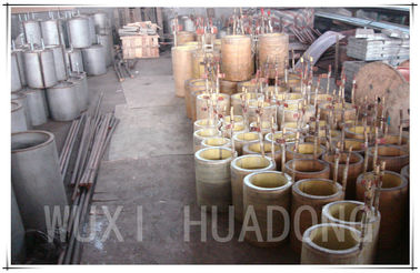 Bagian-bagian mesin pengecoran industri, 200kg jaket air pendingin untuk tungku buatan China